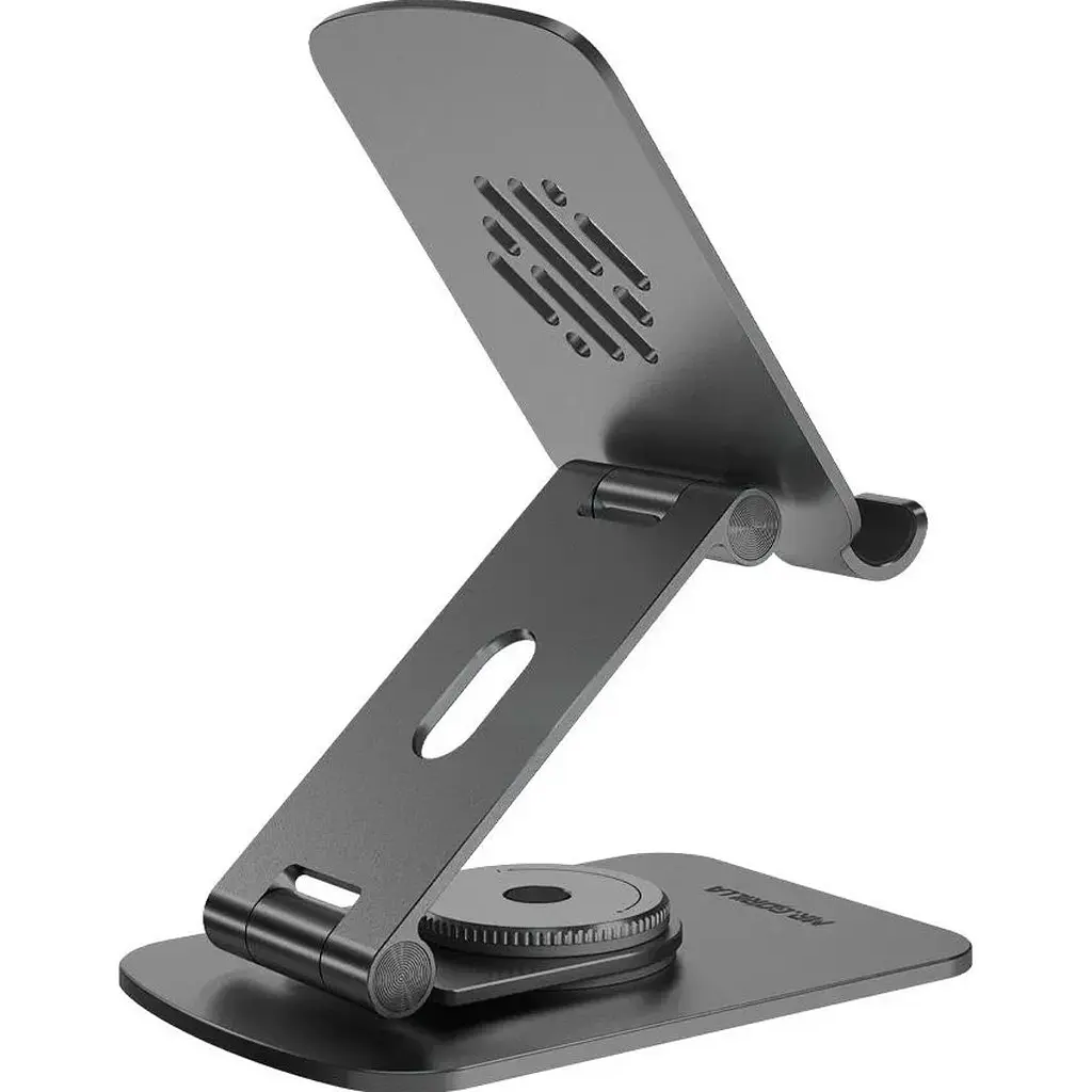 Підставка для смартфона Blueo Rotary Folding Dark Gray (P012-DGR) [129086] - фото 2