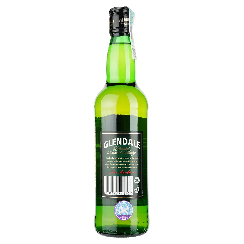 Віскі шотландський Glendale Reserve 3 yo Blended, 40%, 0,7 л - фото 2