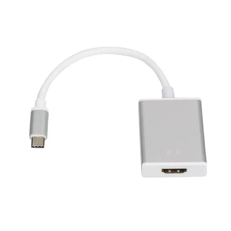 Кабель Atcom HDMI - USB Type-C (F/M), 0.1 м, White (13888) - фото 2