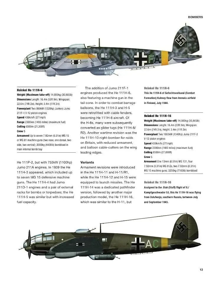 German Bomber Aircraft of World War II: 1939-45 - фото 3
