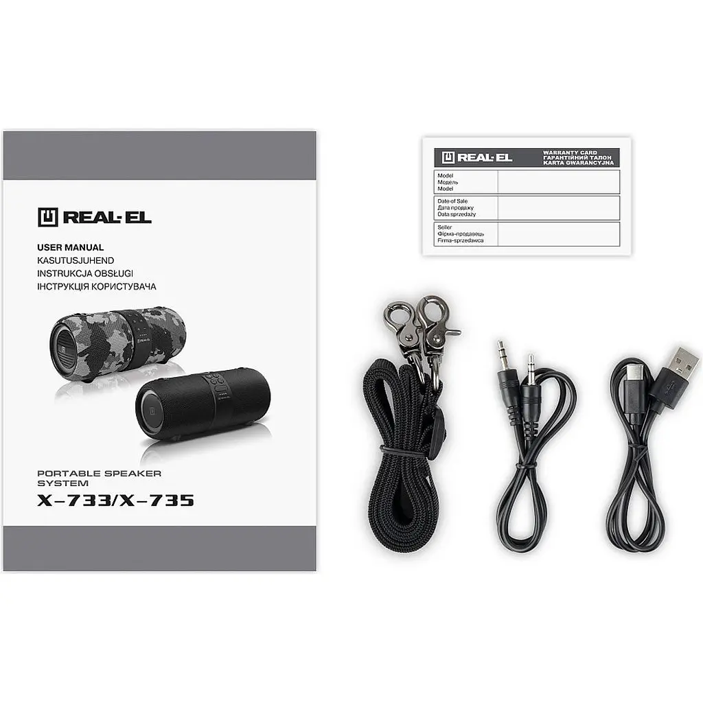 Портативна акустика REAL-EL X-733 Camo (EL121600020) [134900] - фото 11
