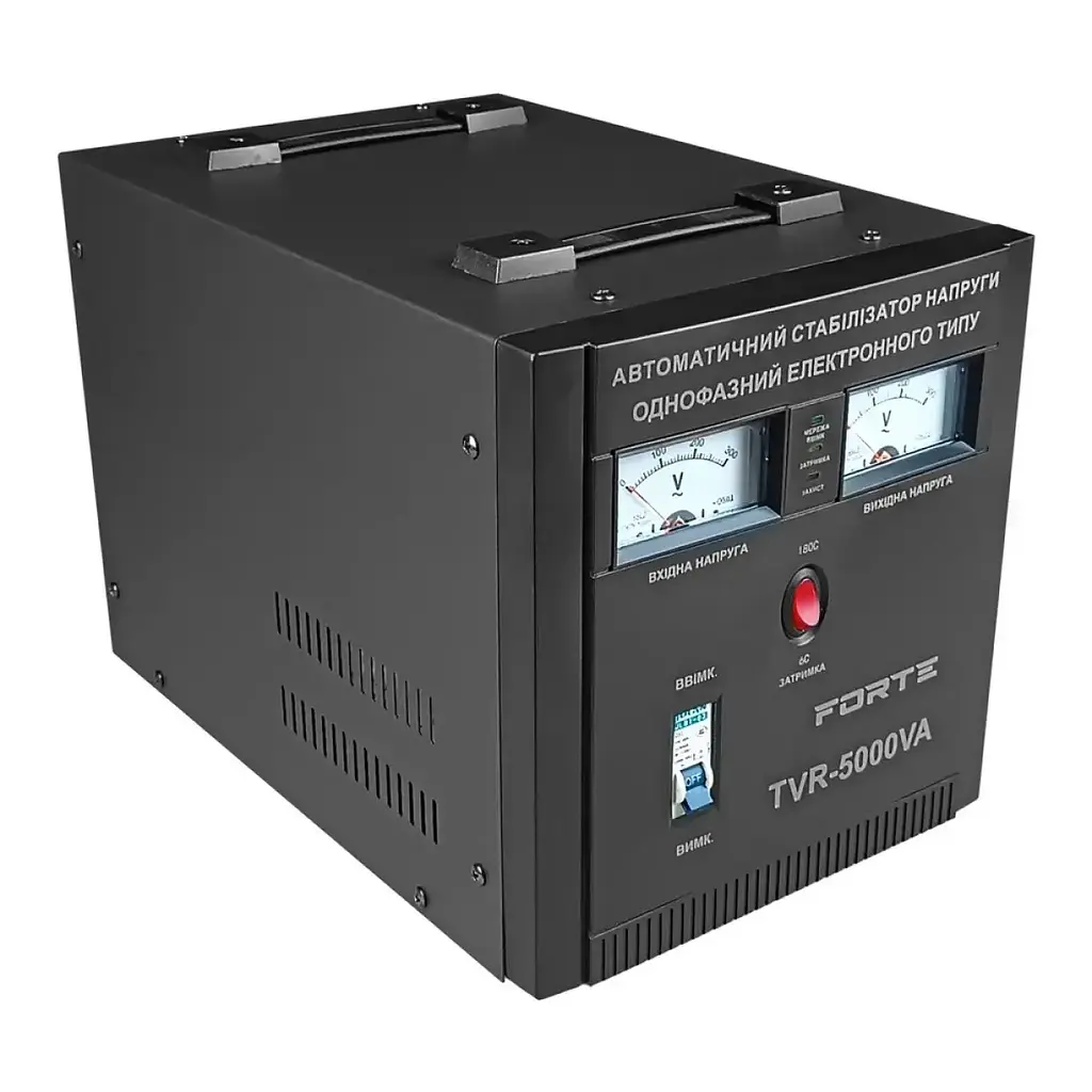Стабилизатор напряжения релейный Forte TVR-5000VA 5 кВт (28988) - фото 3