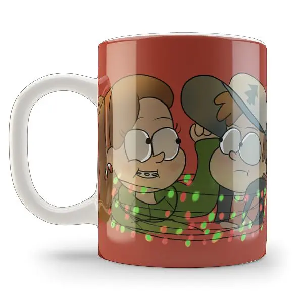 Кухоль GeekLand Gravity Falls. Merry Christmas GF.02.44 330 мл сірий - фото 2