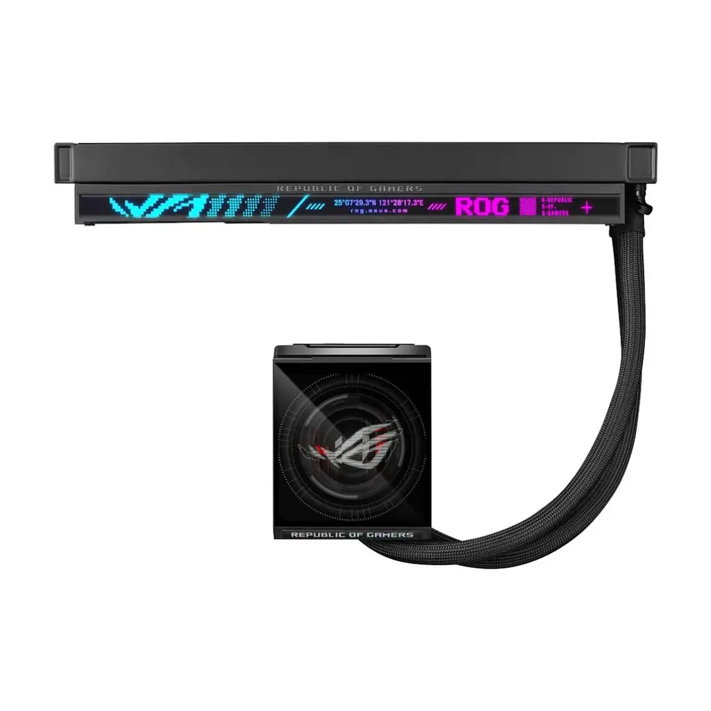 Система рідинного охолодження ASUS ROG STRIX LC IV 360 ARGB LCD (90RC01M1-B0EAY0) - фото 4