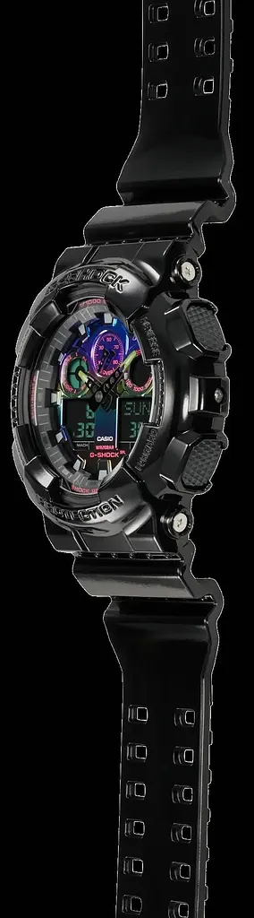 Годинник Casio G-Shock GA-100RGB-1AER Black - фото 5