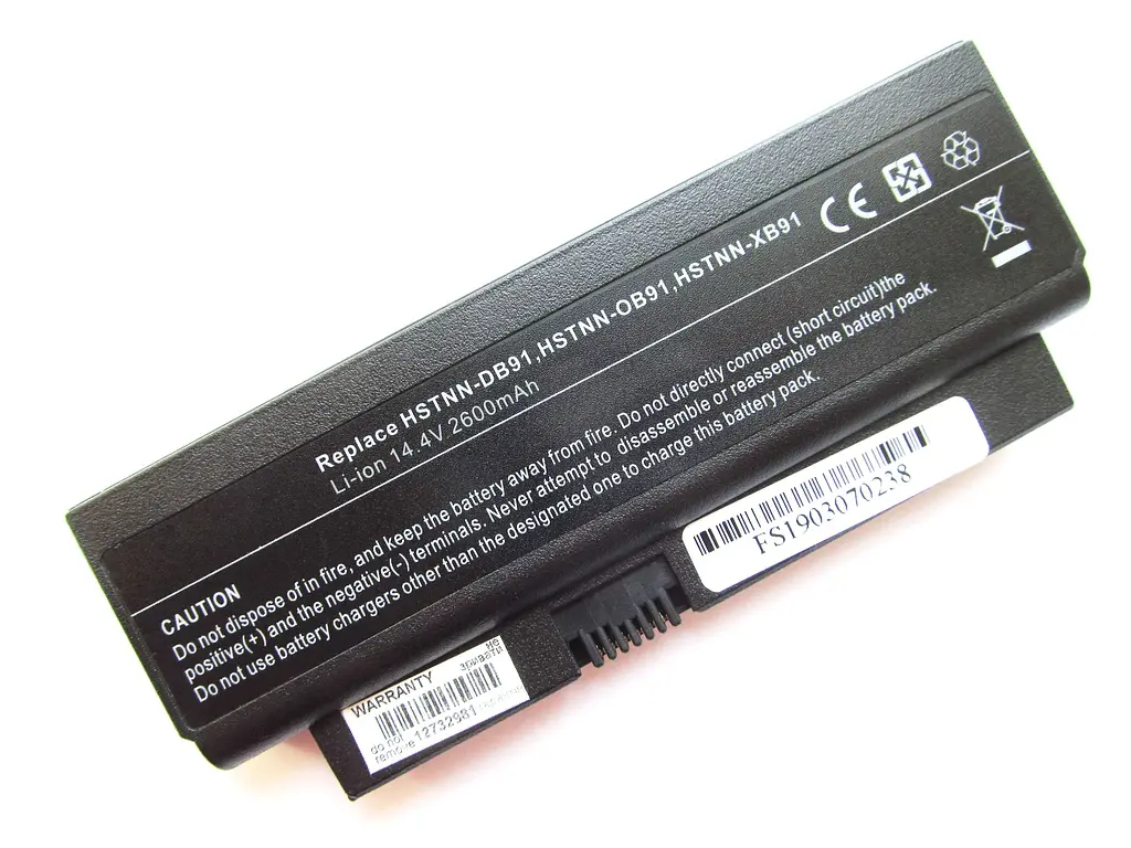 Акумулятор для ноутбука HP ProBook 4310s HSTNN-DB91, 2600 mAh, 4cell, 14.4V, Li-ion, чорний - фото 2