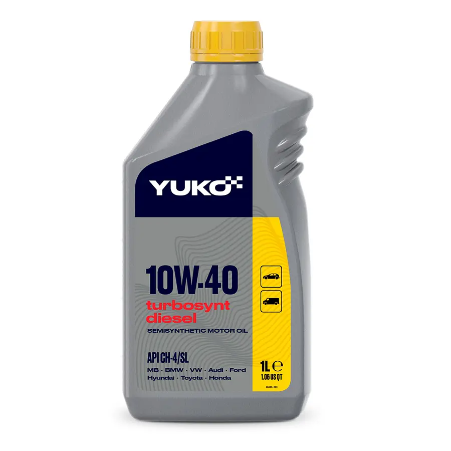 Автомобільна моторна олива YUKO TURBOSYNT DIESEL 10W-40 1л