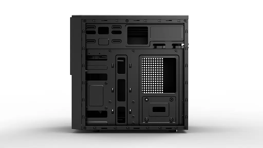 2E Корпус Basis RD860-3U без БП, 1xUSB3.0, 2xUSB2.0, VGA 320мм, mATX, чорний - фото 5