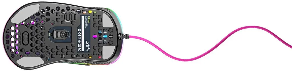 Комп'ютерна миша Cherry Xtrfy M4 USB-A RGB рожевий teh0013966 - фото 7