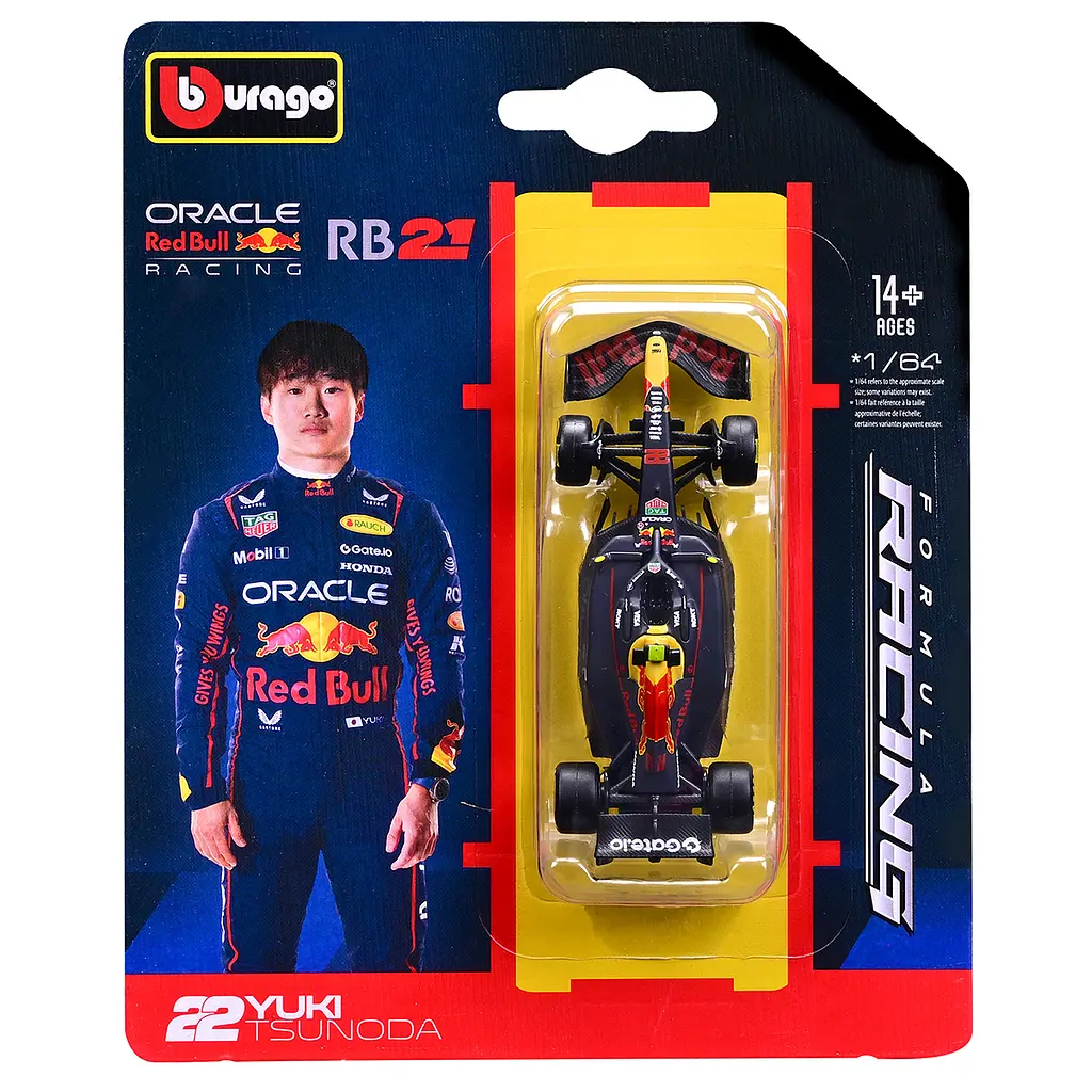 Автомодель Bburago Red Bull Racing RB21 1 шт. в асортименті (18-58003) - фото 4
