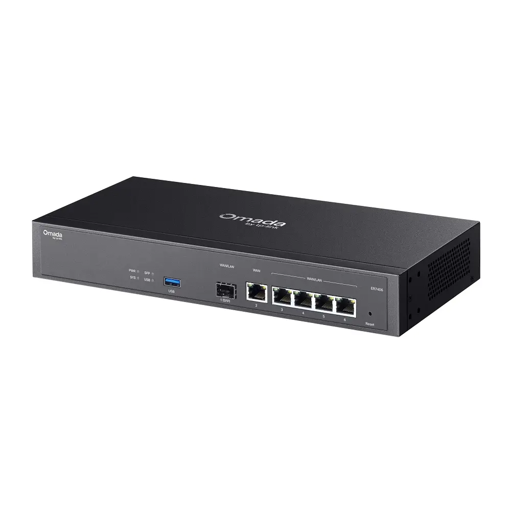 TP-Link Мультисервісний Маршрутизатор ER7406 4xGE LAN/WAN, 1xGE WAN, 1xSFP, 1xUSB3.0 - фото 6