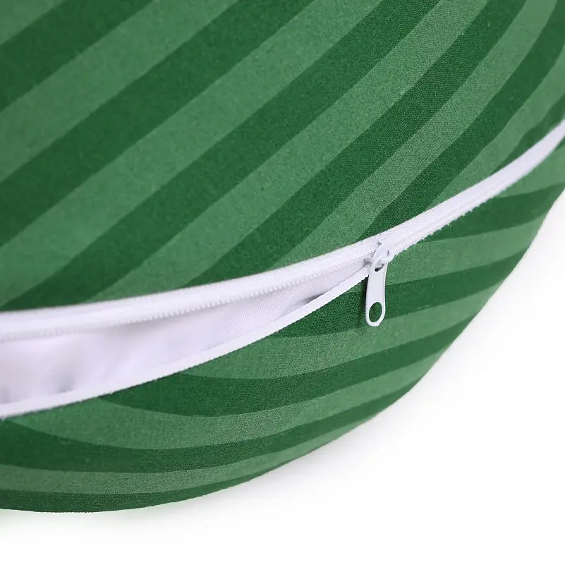 Подушка для беременных и кормления MirSon №5015 Color Line Stripe Emerald 30х170 см изумрудная (2200010969757) - фото 3