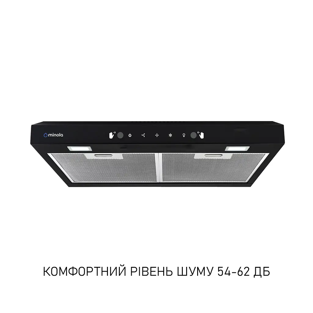 Витяжка плоска Minola HPLS 512 BL - фото 2