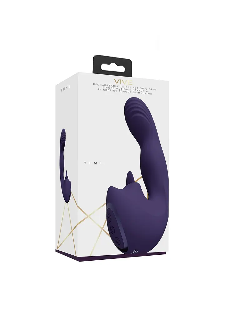 Вибратор Vive Yumi G-Spot, 13.7 см (фиолетовый) - фото 6