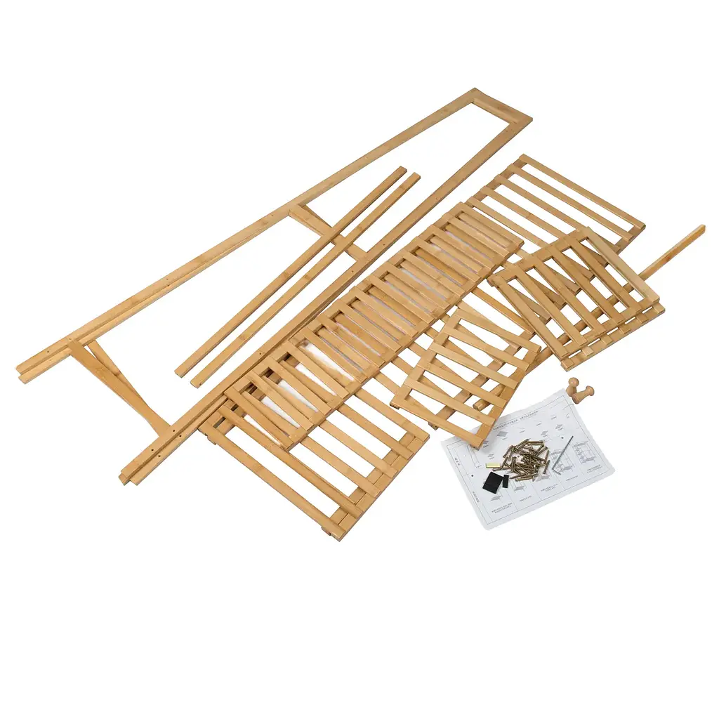 Вешалка стойка Supretto для одежды напольная бамбуковая (91680001) - фото 6