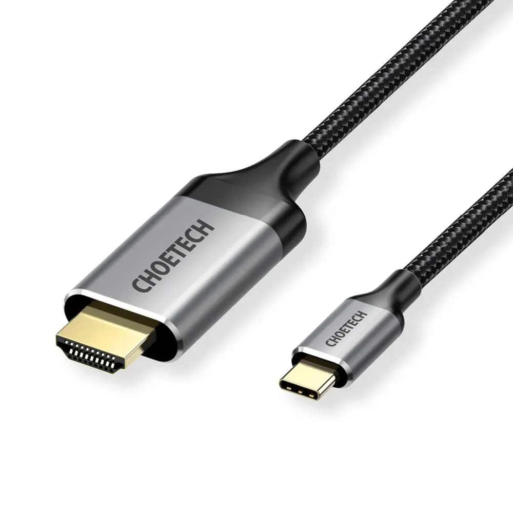 Кабель Choetech CH0021 Black USB-C to HDMI 4K\60Hz 1.8m (43-00177)