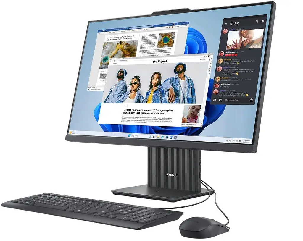 Моноблок Lenovo 27 IdeaCentre AIO 27IRH9 QHD IPS/Intel C7-240H/32GB/1TB/Intel Graphics/DOS/Luna Grey (F0HM00WAUO) - фото 3