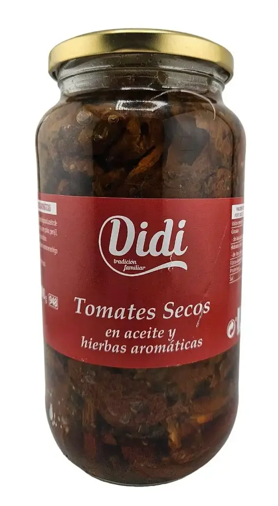 Томати в'ялені Didi Tomates Secos в олії та ароматичних травах 880 г