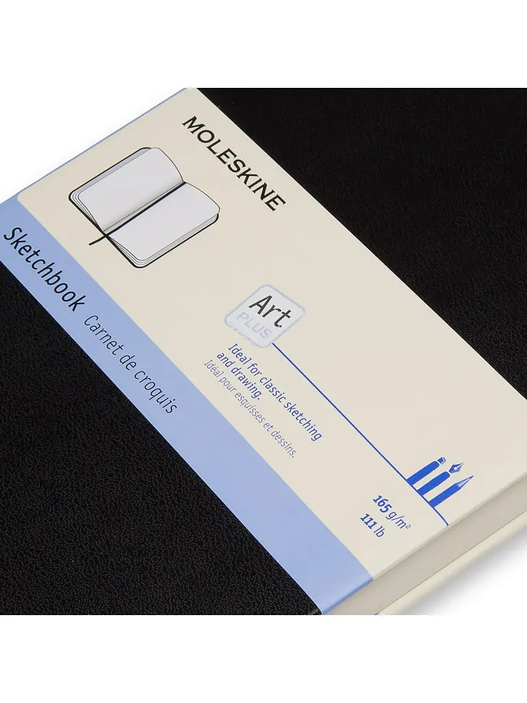 Записник Moleskine Art середній, Для нарисів Чорний (ARTQP063) - фото 4