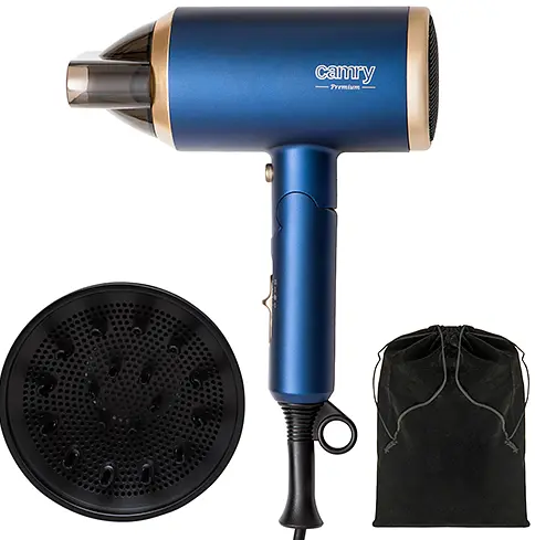 Фен Camry CR 2268 1800W ION + диффузор + складная ручка - фото 8