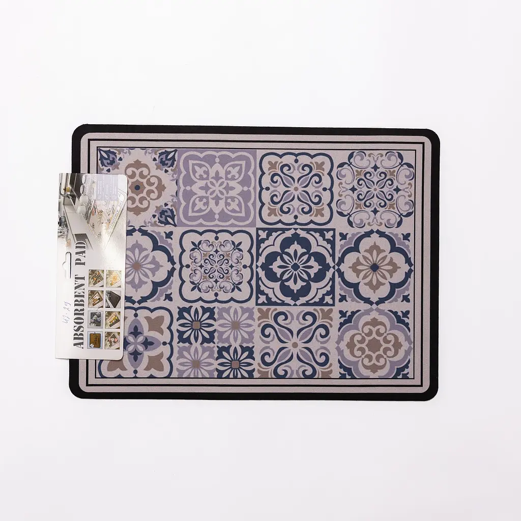 Діатомітовий килимок на кухню для сушіння посуду 30×40 (см) мийний вологопоглинаючий килимок на стільницю для посуду Yiwu HP-42-29 - фото 3