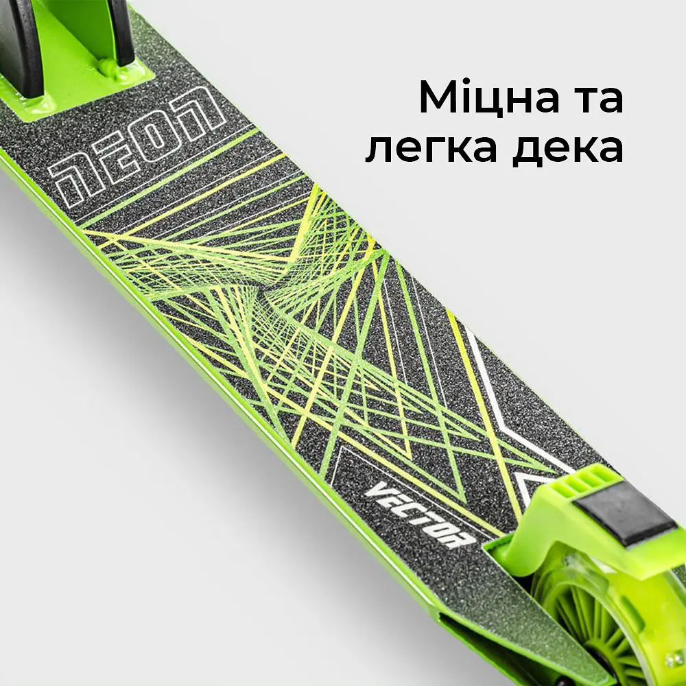 Самокат Neon Vector, зелений (NT05G2) - фото 3