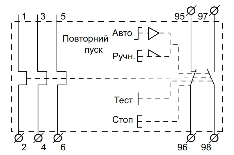 Тепловое реле PT 2355 (LR2‑D2355) АСКО‑УКРЕМ (A0040060016) - фото 5