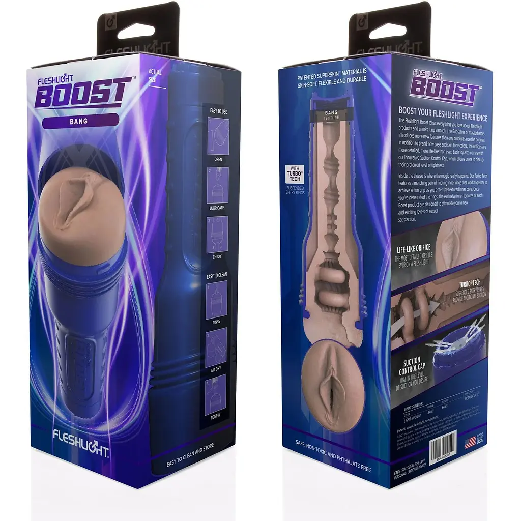 Мастурбатор-вагина Fleshlight Boost Bang - фото 7