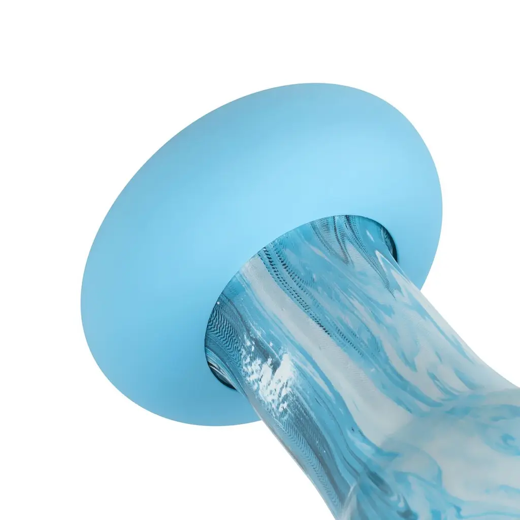 Стеклянный дилдо Gildo - Ocean Ripple Glass Dildo - фото 6