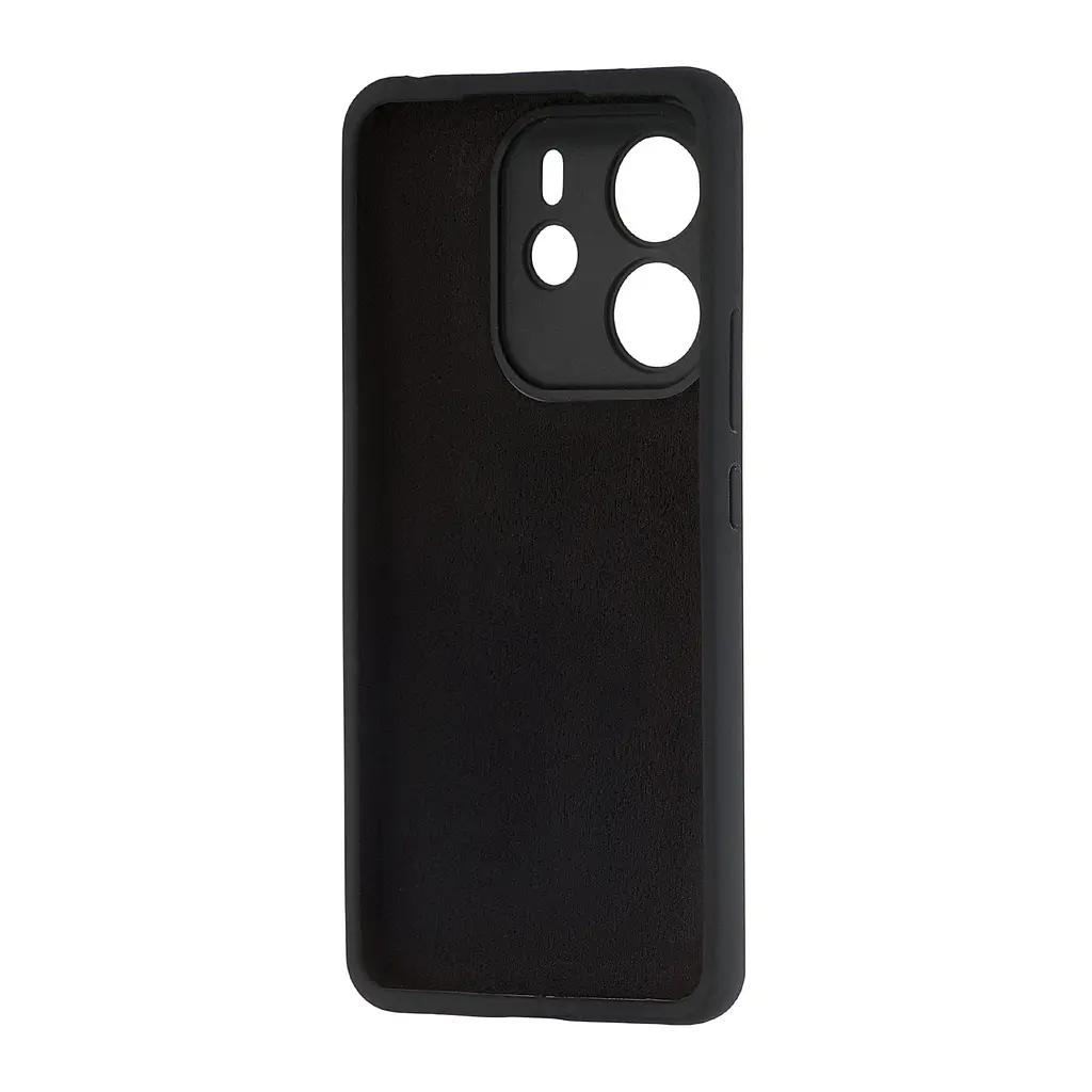 Чохол Silicone Case Xiaomi Redmi Note 14 4G Global Black - фото 2
