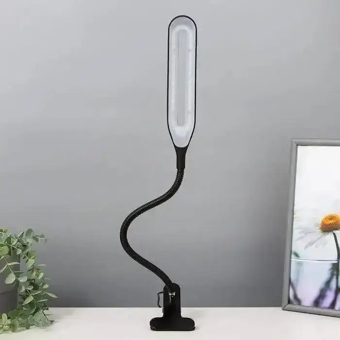Настільна гнучка лампа UFT Lamp 1 Black на прищіпці  - фото 2