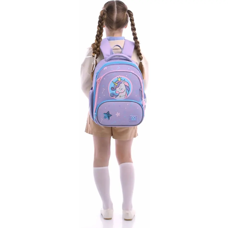 Рюкзак GoPack Education каркасний 597M-3 Fairytale Unicorn (GO25-597M-3) - фото 17