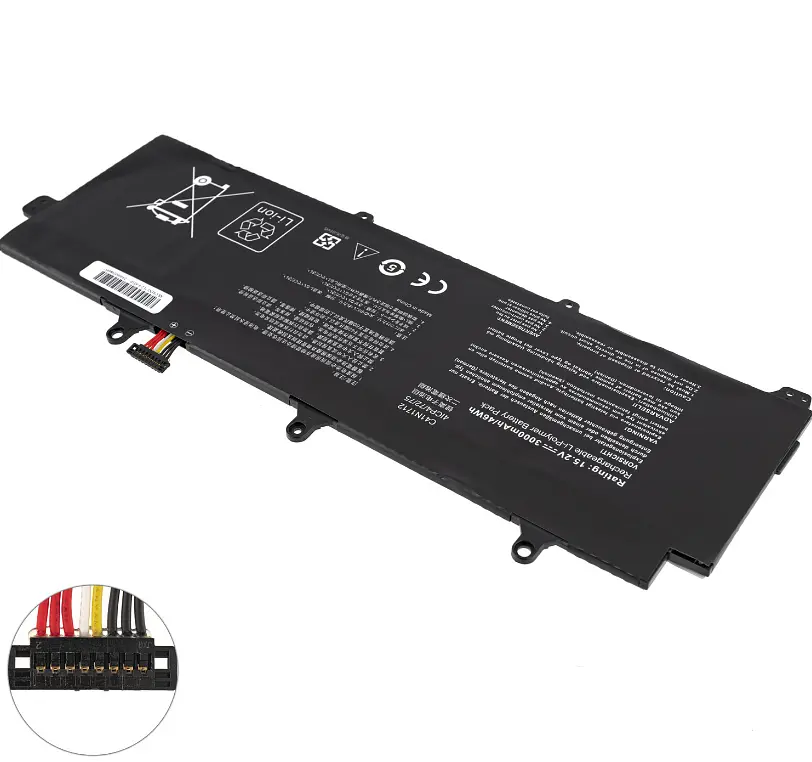 Акумулятор Asus C41N1712 (Zephyrus GX501VI, GX501VIK, GX501VSK series) 15.4V 3000 mAh Black (0B200-02380100)