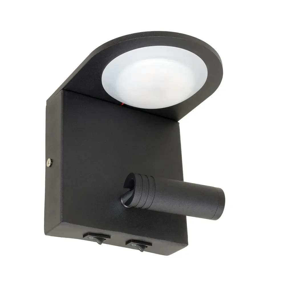 Подсветка направленного света настенная накладная LED лофт AL-532/7W + 3W BK - фото 5