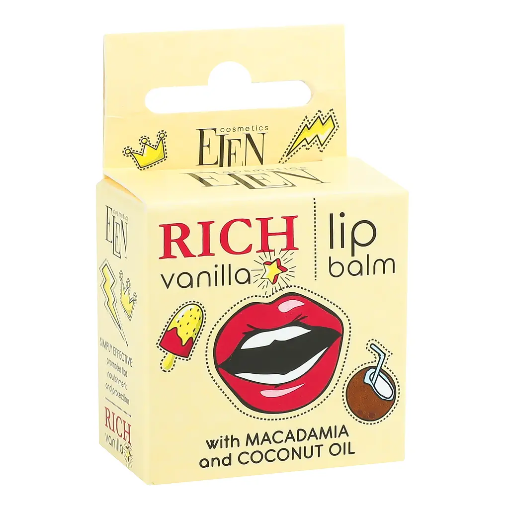 Бальзам для губ Elen Cosmetics Rich Vanilla 9 мл - фото 3