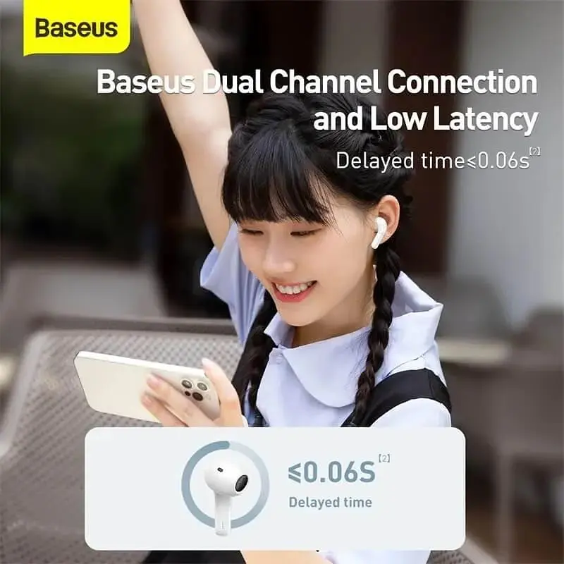 Наушники беспроводные Baseus Bowie E3 черные - фото 4