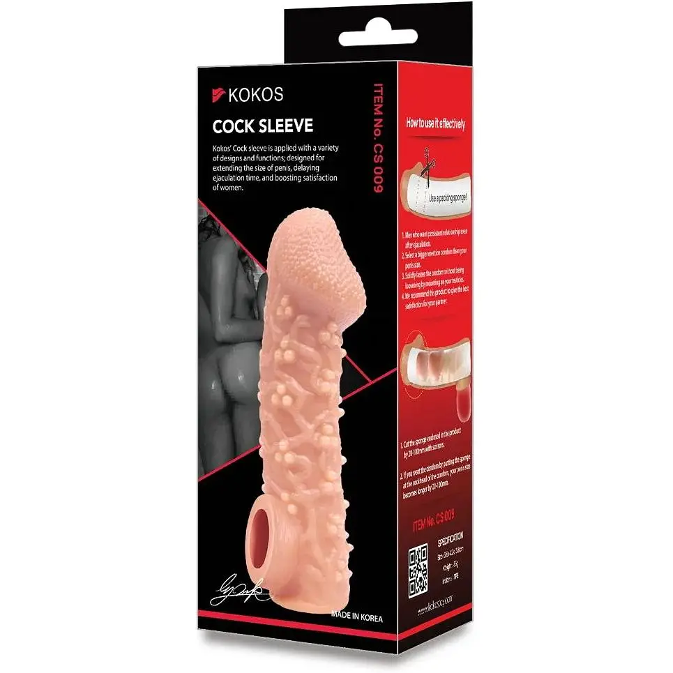 Насадка на член Kokos Cock Sleeve CS 009 M - фото 6