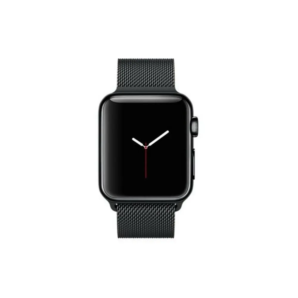 Ремінець Creasted для годинника Milanese loop steel bracelet Apple watch, 38 40 мм Black - фото 3