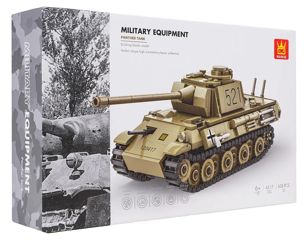 Конструктор Танк 638 элементов Ramiz - фото 4