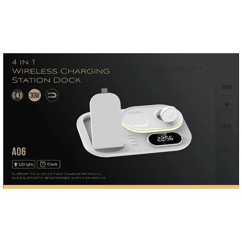 БЗП + годинник A06 4in1 White - фото 6