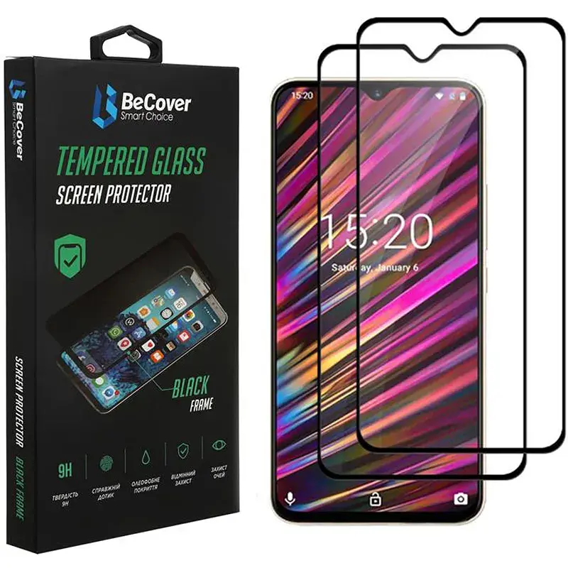 Захисне скло BeCover для Doogee X95 Black (707358) - фото 3