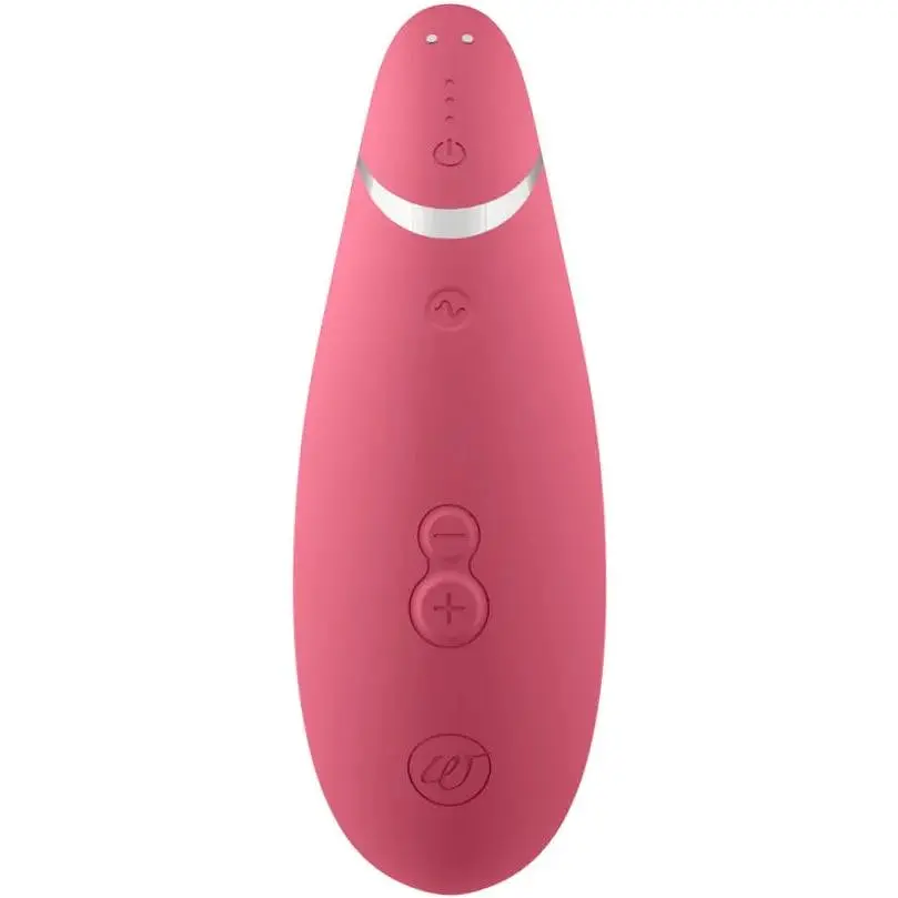 Вакуумний стимулятор Womanizer Premium 2 - Raspberry - фото 5