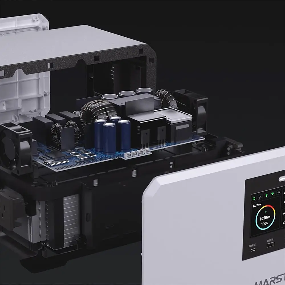 Портативна зарядна станція Marstek M1200 1800W 1030Wh (42-00301) - фото 14