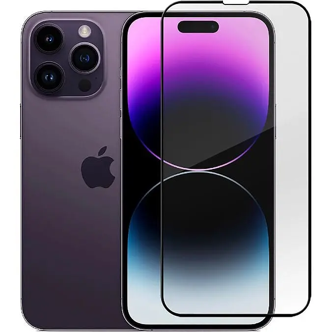 Защитное стекло BeCover для Apple iPhone 14 Pro Black (707968) - фото 4