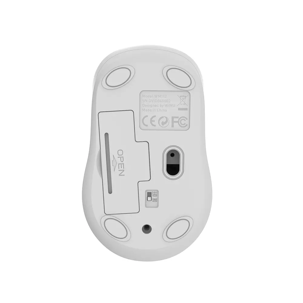 Маніпулятор миша бездротова WIWU 2.4G Wireless Mouse WM112 White - фото 6