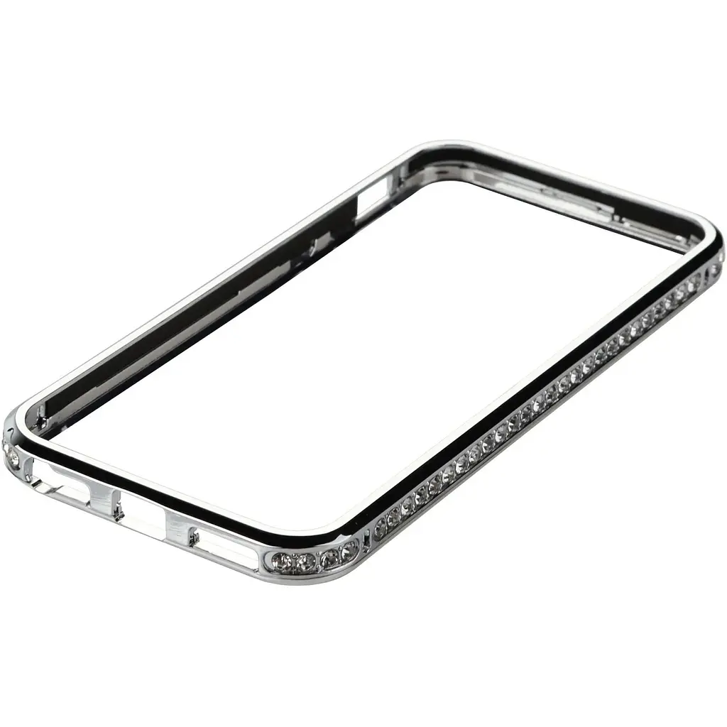 Бампер Shengo SG03 Metal Bumper iPhone 5 Silver - фото 4