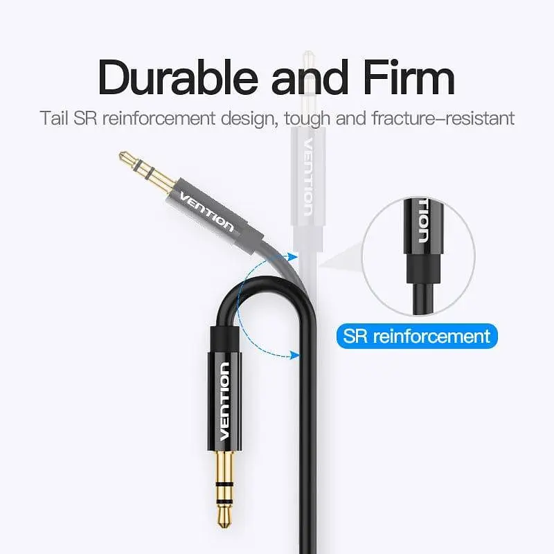 Кабель-разветвитель Vention 3.5mm Male to 2*3.5mm Female Stereo 0.3m Black (BBSBY) - фото 5