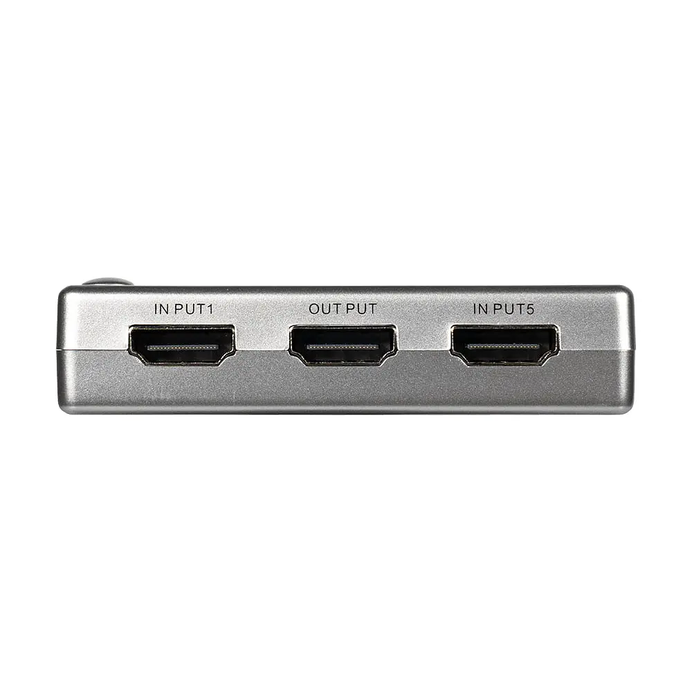 Комутатор 4K@30Hz HDMI 5x1 Dtech DT-7021 (MS) (74-00135) - фото 5