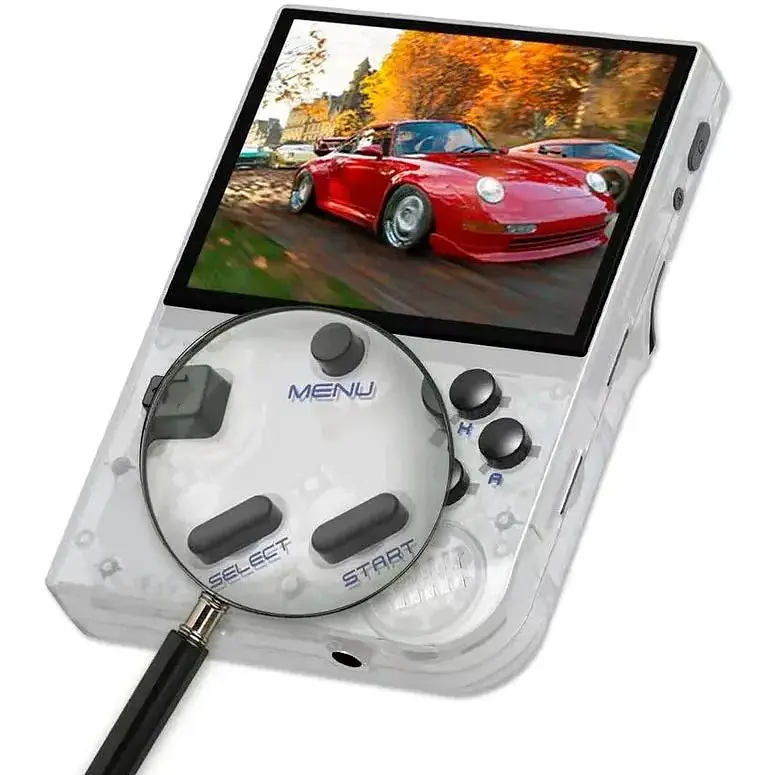 Ретро игровая приставка Anbernic RG35XX 64GB Transparent White [102902] - фото 12