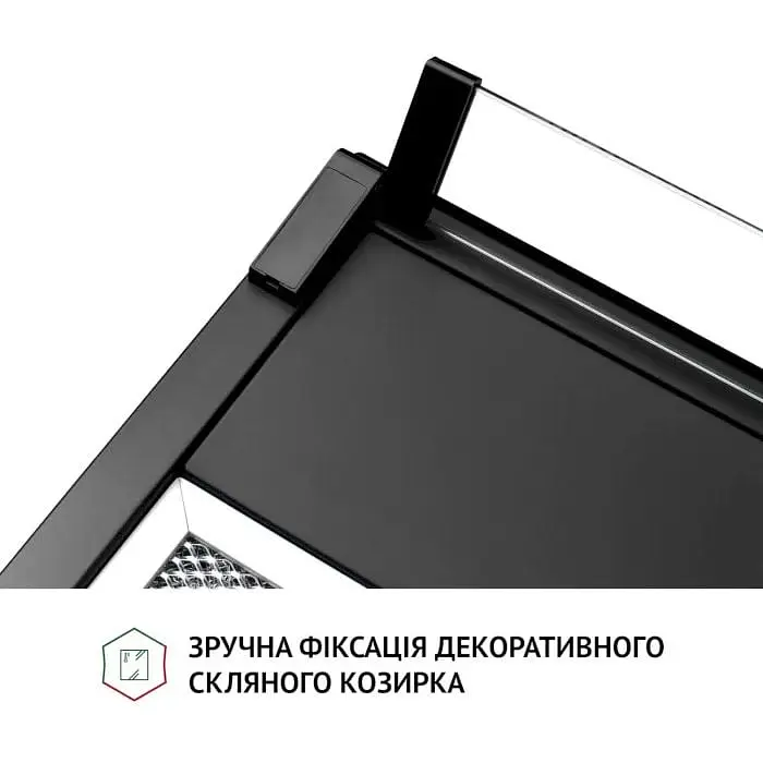 Витяжка пласка Perfelli PL 5144 BL LED - фото 2